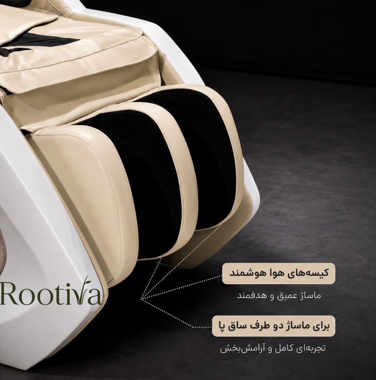 تخت سرشور ماساژور دار اسکالپ اسپا اتوماتیک مدل M9 وارداتی رنگ کرم