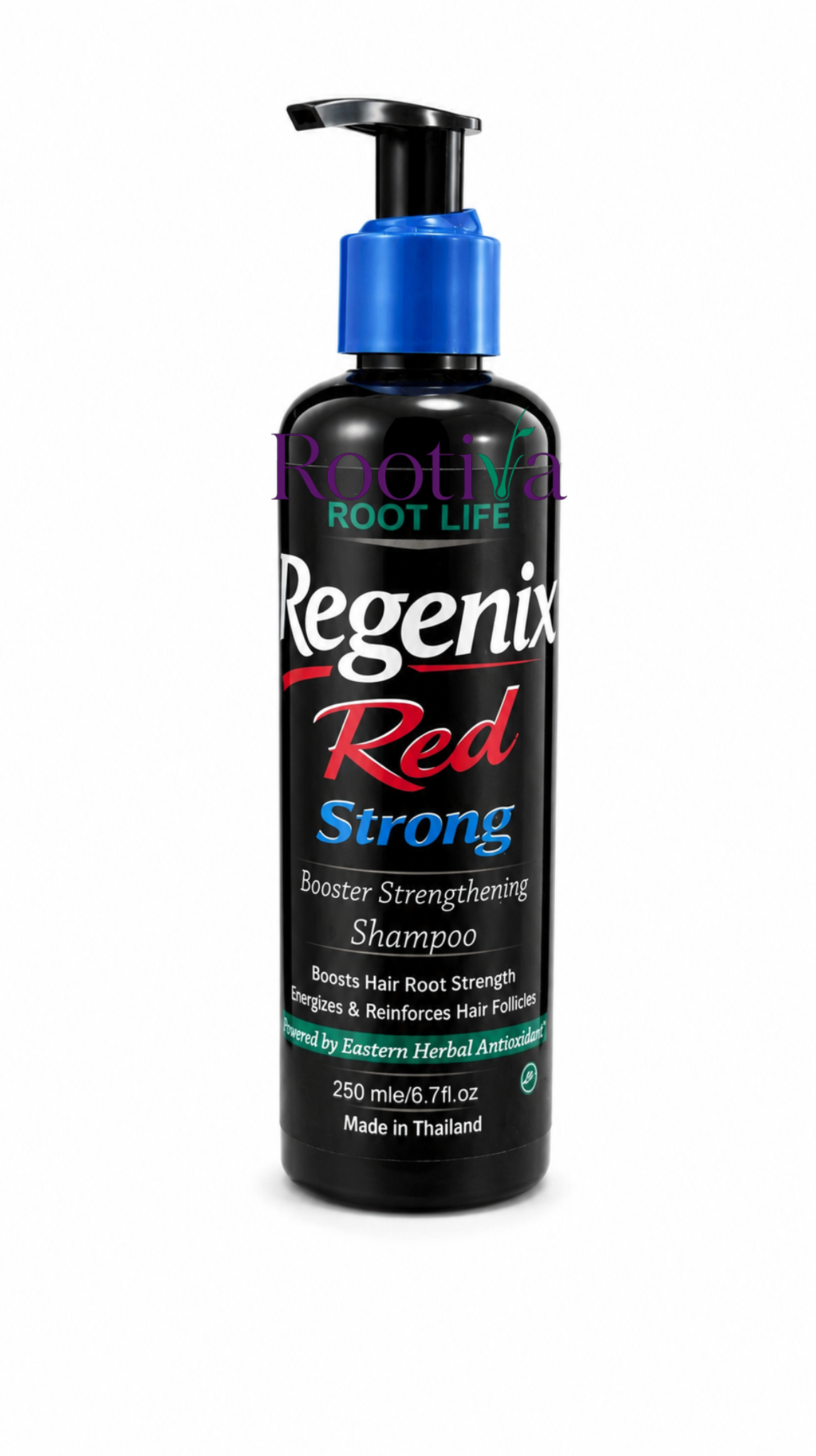 شامپو رجنیکس ضدریزش و شوره روت لایف regenix red strong Root life